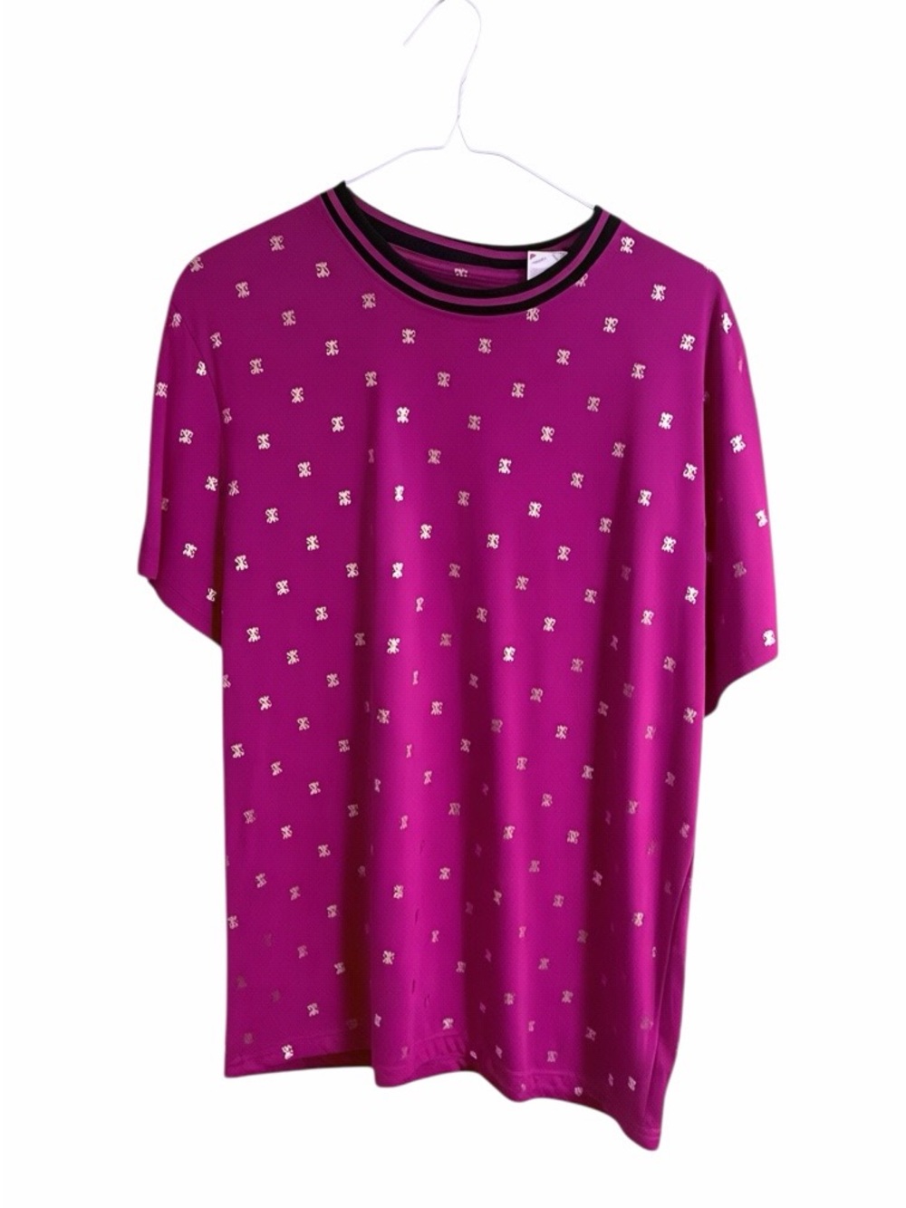 Men's Short Sleeve Graphic Tee in Magenta
